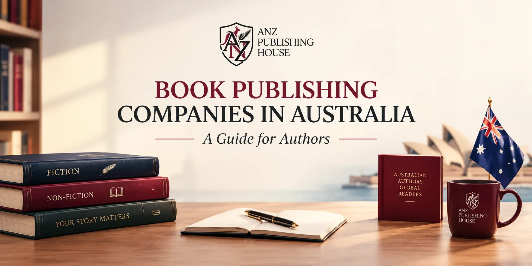 Top Book Publishing Companies in Australia for Authors