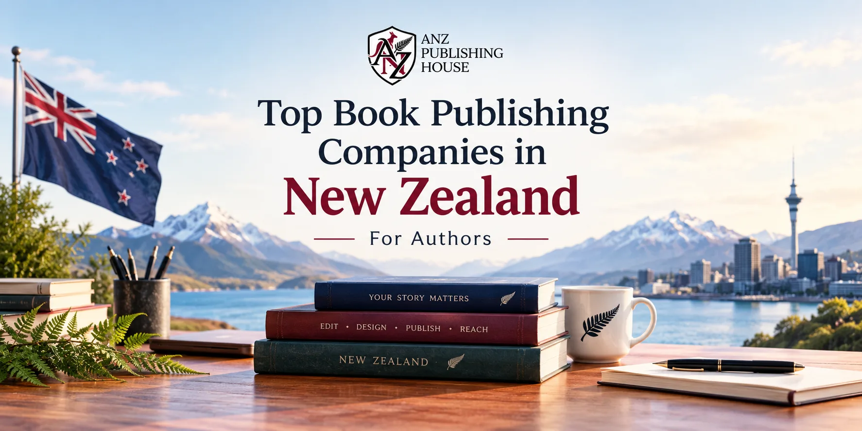 Top Book Publishing Companies in New Zealand for Authors